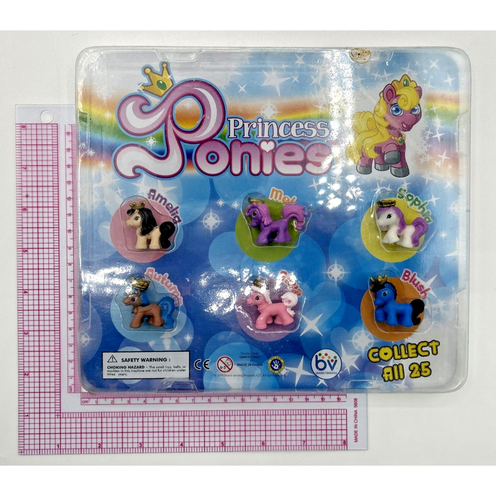Vintage Vending Display Board Princess Ponies 0159